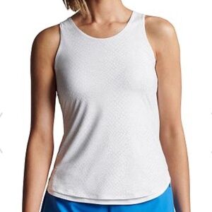 Peter Millar Billie Double Layer Tank Slithering White Medium Snakeskin Print